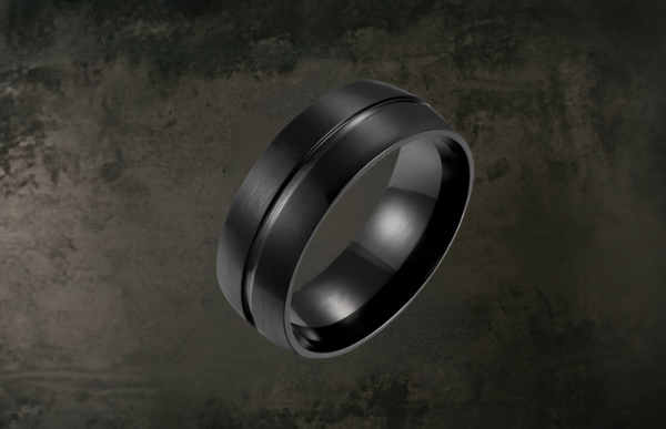 Matte Black Ring